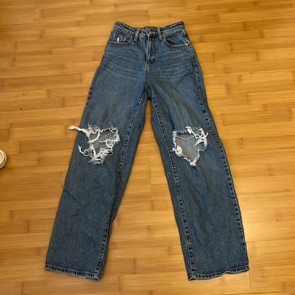 Dark Wash Baggy Jeans